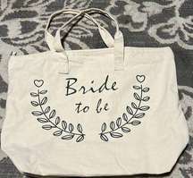 Bride to be tote bag. Excellent condition. Only used one weekend.