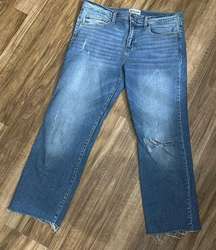 Women’s sneak peak vintage Cropped Straight‎ Leg Jeans Size 29