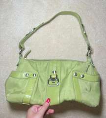 Green Leather Purse