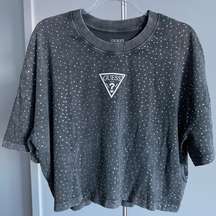 Stars Rhinestone Logo Tee