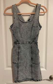 Shapping Denim Mini Dress