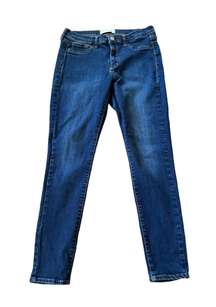 Women's Easy Legging Jegging Blue Denim Jeans Stretch Size 8X29
