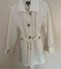 Gallery White Trench Coat