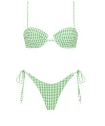 NEW  Green And White Swimsuit