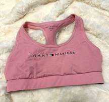 Like New Pink Unpadded Tommy Hilfiger Sports Bra size Medium