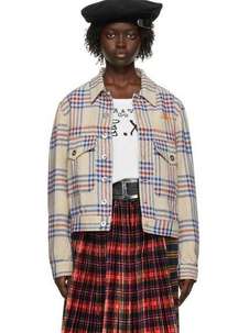 Vivienne Westwood Beige Tartan Type 3 Jacket NWT Size Large