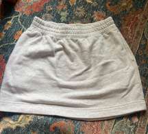 Fleece Mini Skirt