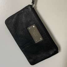 DKNY Black Leather Clutch