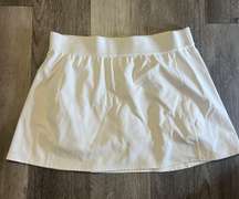 White Skort