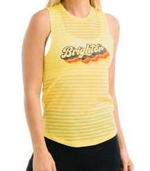 NWT Zyia Active Lemon Nimbus Brighter Tank Quick Dry Muscle Tee Size Medium NEW