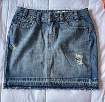 DKNY JEANS Denim mini skirt