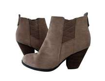 MIX NO 6 Womens Taupe Gray Ankle Booties Size 10