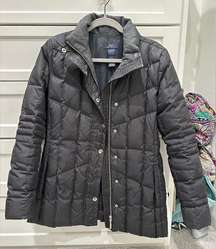 346  down feather puff‎ coat, size 8, winter coat, parka, EUC