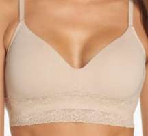 Natori Set of 2 BLISS PERFECTION CONTOUR SOFT CUP BRAS in Size 34B Cafe