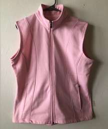 SECOND SKIN Womens Pink Waist Jacket Front & Pockets Zipped Size Medium