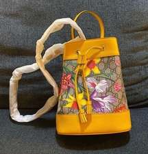 Gucci Ophidia GG floral Bucket Shoulder Bag