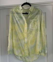 Pilcro by Anthropologie lightweight button up shirt