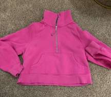 Sonic Pink Scuba Half zip