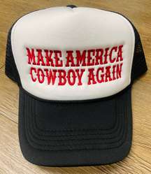 Make America Cowboy Again Trucker Hat