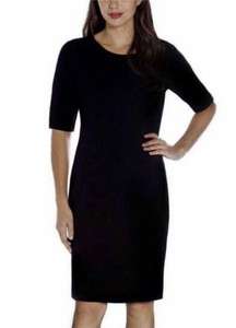 NWT Womens Mario Serrano Black Textured Bodycon Dress - Sz S