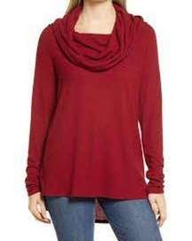 Gibsonlook  Show all Convertible Neckline Cozy Fleece Tunic Small