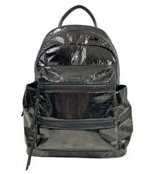 DKNY shiny black backpack