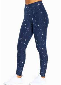 Marika Navy Blue Marley Silver Moon High Waist Leggings