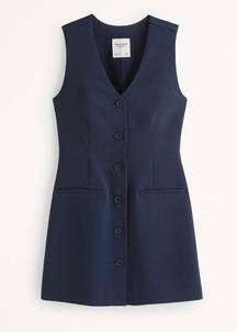 Navy Mara Vest Dress