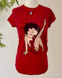 Y2K Betty Boop Heart Shirt