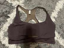 Free People Movement Brown Strappy Sports Bra