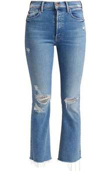 NWT Mother Tripper Ankle Fray in Play Like A Pirate High Rise Stretch Jeans 32