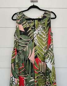 Slate & Willow Women’s Medium Tropical Wide Leg Jumpsuit Flawed