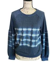 Knox Rose Blue Tie Dye Sweater Size Small NWOT