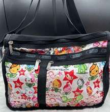 Tokidoki Cactus Party Crossbody Bag Black Strap Charming Characters LeSportsac