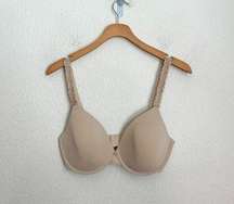 NATORI Pure Luxe Plunge nude T-Shirt Bra size 34DD