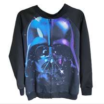 Star Wars Mighty Fine Darth Vader Galaxy Zip Track Jacket L