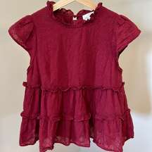 Eyelet Babydoll Top