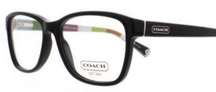 Coach Julayne Dark Olive Prescription Glasses Frames, Case, & Cleaning Cloth