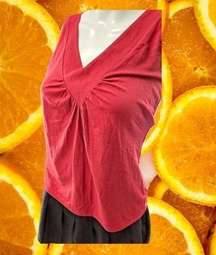 Red Loft V Neck Tank Top‎ XS