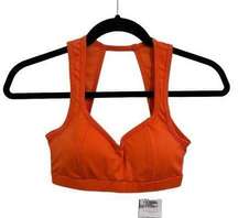 NEW Cleo Harper Sports Bra Size XS Womens Blake Bralet Orange With Pads Running