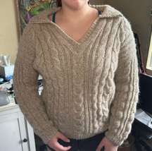 Hand Knit Oversized Sweater