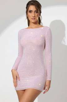 Pink Sequin Dress