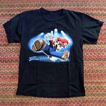 RETRO Y2K DANCE DANCE REVOLUTION MARIO GRAPHIC TEE