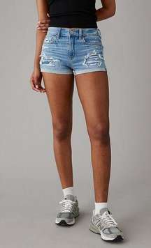 AE Next Level High-Waisted Denim Short Short