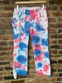 DKNY Custom Tie Dye Convertible Pants Size 6