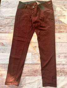 Isabel‎ Maternity by Ingrid & Isabel maroon maternity Skinny Entubado size 10