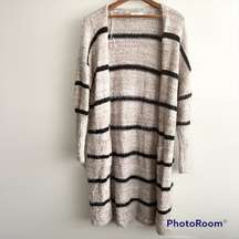 Onetheland striped soft cardigan size medium