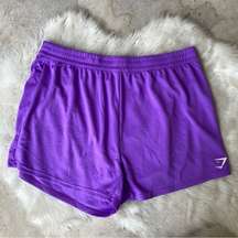 Solid Bright Purple Athletic Shorts