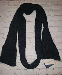 Nwt Womens Black Winter Oblong Scarf - Universal Thread -