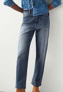 Pilcro by Anthropologie vintage straight 27 petite blue jeans